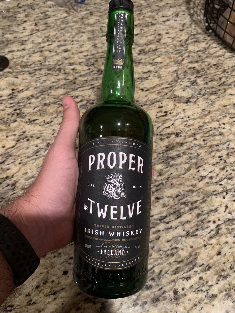 jbristol10's tweet photo. @ProperWhiskey exceeded expectations! Great whisky! @TheNotoriousMMA #NEEDACASE https://t.co/8CItcSPAEp