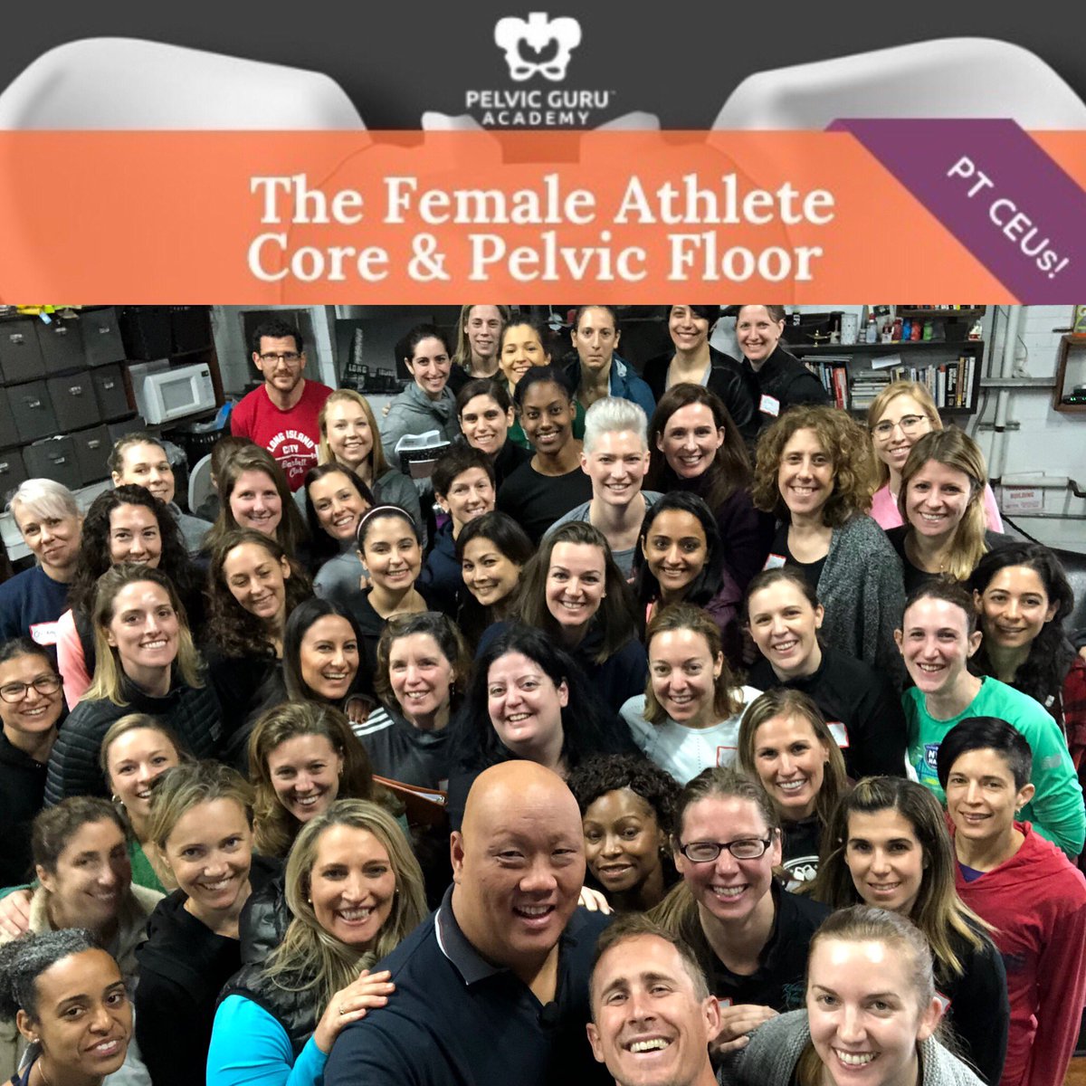 PelvicGuru1's tweet photo. The Pelvic Guru Academy sponsored course, The Female Athlete, in NYC sold out and was a huge success
Thanks to instructor @physiodetective, #GPHAM members, and all attendees!
Register for this course in 3 more places: Detroit, Dallas, and Brooklyn. https://t.co/he59rDHw3z https://t.co/rEYcJQ2AFR