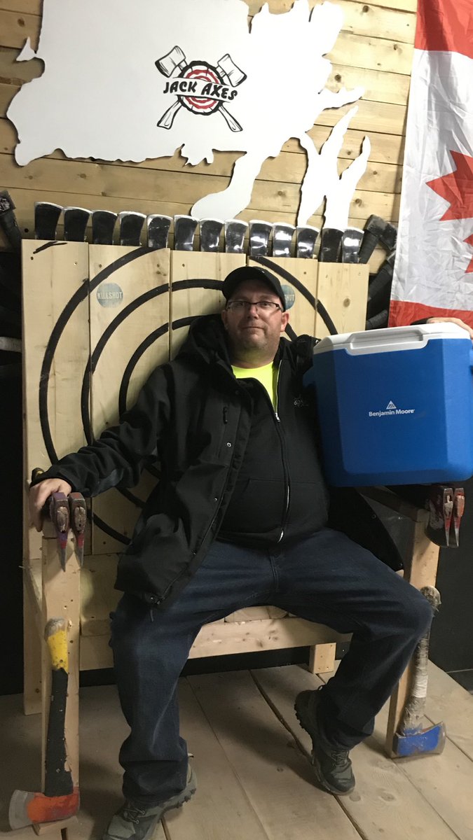 NL_Painters's tweet image. We would like to thank @paintshopcanada and @Benjamin_Moore  @BMcoloursofNL for having us at their pro show at Jack Axes Inc again this year.  You went above and beyond to show your customers a great time.  Thanks for the invite