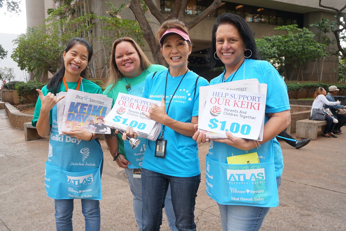HawaiianTel's tweet photo. Mahalo to everyone that purchased a special edition of the Honolulu Star-Advertiser today in support of #PACTKeikiDay! Proceeds from newspaper sold will benefit programs that empower parents and children throughout the islands. #CommittedToHawaii https://t.co/jcts2HB34Z
