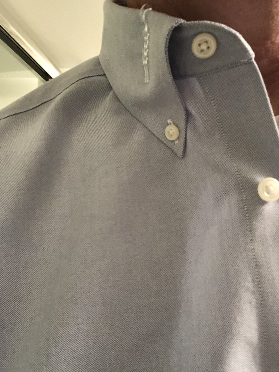 Took until almost 9pm to discover my true friend today...the 1 guy to tell me I had this dry cleaning hook on my collar