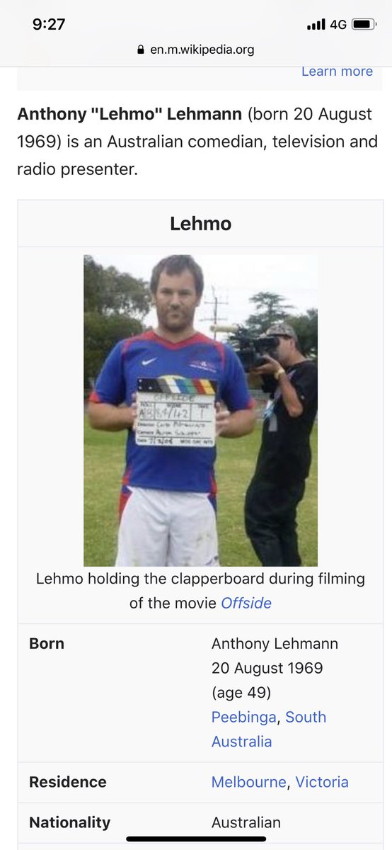 After the recent sacking of the footy show, “Lehmo” has to come under fire, surely one of the criteria to being a comedian is actually being funny??? Seems nice but isn’t funny #sorry #FootyShow