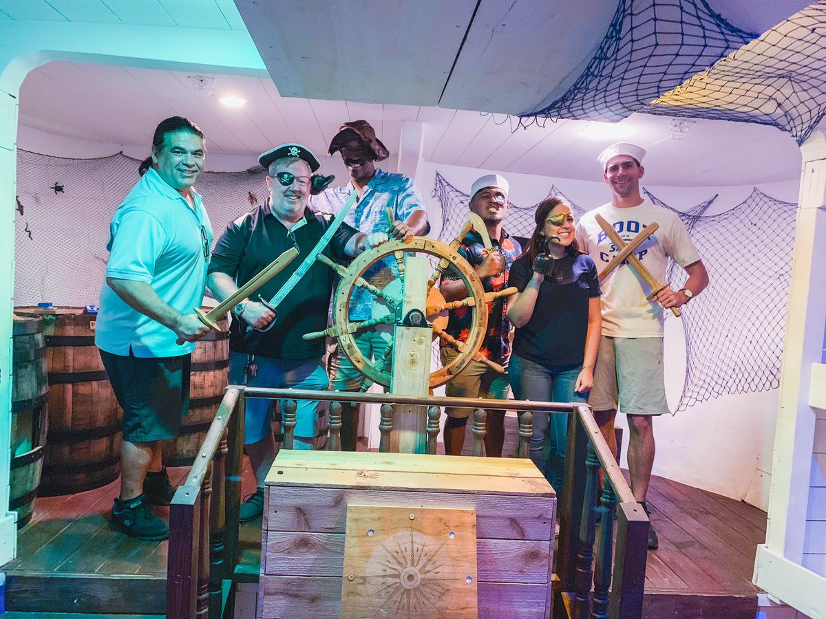 Mike Hursey (@mthurseyjr) on Twitter photo We escaped the Pirate 🏴☠️ escape room! Team building with in-house and OPC leadership. Great group here. #SetTheBarHI #TeamMaui #MauiMasterMinds <a href="/SilveyAmanda/">Amanda Silvey</a> @ShannonLasVegas <a href="/Foe_Shannon/">Shannon Rust</a> We escaped the Pirate 🏴☠️ escape room! Team building with in-house and OPC leadership. Great group here. #SetTheBarHI #TeamMaui #MauiMasterMinds <a href="/SilveyAmanda/">Amanda Silvey</a> @ShannonLasVegas <a href="/Foe_Shannon/">Shannon Rust</a>
