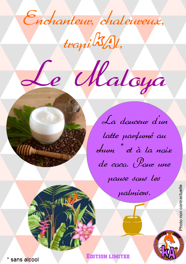 CoffeeshopKA's tweet photo. Envie de #soleil? Essayez nos boissons #TropiKAle pour un instant gourmand sous les tropiques 🏝️🏖️🥥🌴🌵🦊☕️🍪
#KACoffeeShop #SaintNazaire #PrintempsTropiKAl
https://t.co/mVoLpxEHhg https://t.co/Uj30olBPr9