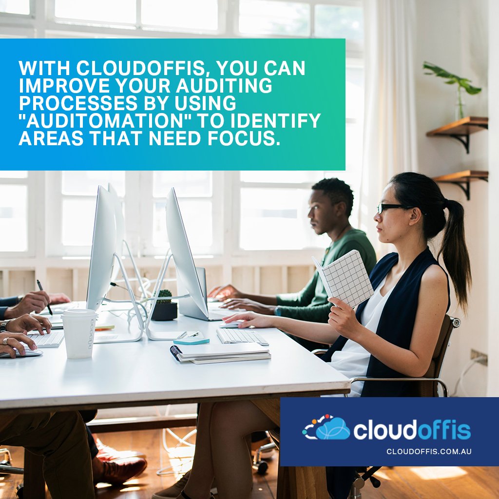 cloudoffis's tweet image. With Cloudoffis, you can improve your auditing processes by using &quot;auditomation&quot; to identify areas that need focus.

Want more info? Go =&amp;gt; cloudoffis.com.au

#auditingprocess #auditomation #datafeeds #accounting #software #qualityaudits #superannuation  #cloudoffis #SMSF