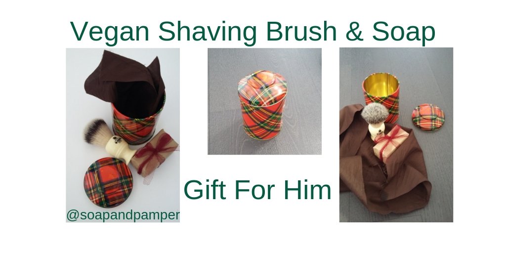 SoapandPamper's tweet photo. #EarlyBiz this #upcycled  tin makes a lovely #giftforhim on #fathersday. It contains #handmade #soap &amp; a shaving brush... All #veganfriendly 

Available from https://t.co/4v4BNiMi6A

#soaps #vegan 
#fathersdaygift #UKSmallBiz #ukearlyhr #londonislovinit #Etsy #wnukrt #Devon https://t.co/al0KIKHvRX
