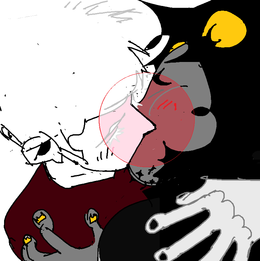 what if we kissed 😳but it was drawn by a horny 19 year old🙈