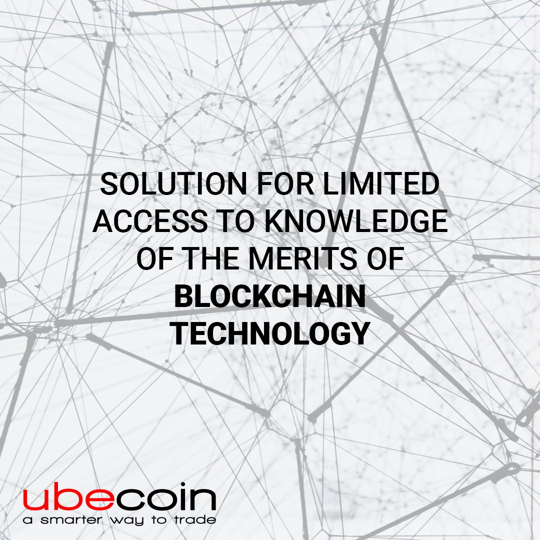 Ube ltd with its blockchain based platform FTB, has presented the industry with the solution for limited access to knowledge of the merits of blockchain technology.
To know more: ubecoin.com