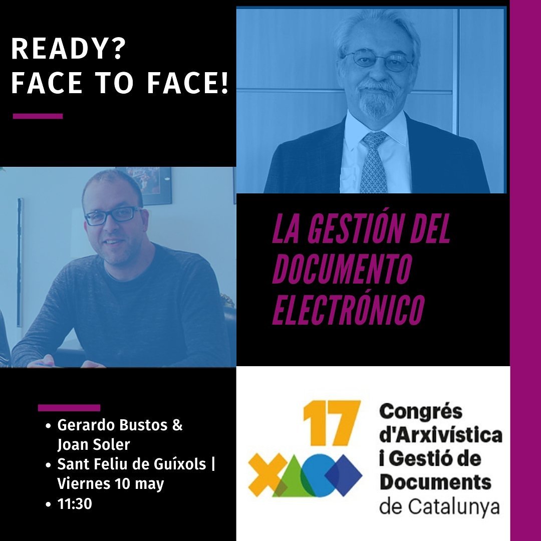 GerardoBustosP's tweet photo. Toda la noche estudiando el #librototal del #DocumentoElectronico porque no sé qué me querrá preguntar Joan Soler @Diplomaticat . A 11:30 en el 17 Congres d'Artística i Gestió de Documents @AAC_GD. #Arxiusalcarrer @Guixols https://t.co/1KAzWNJWsw