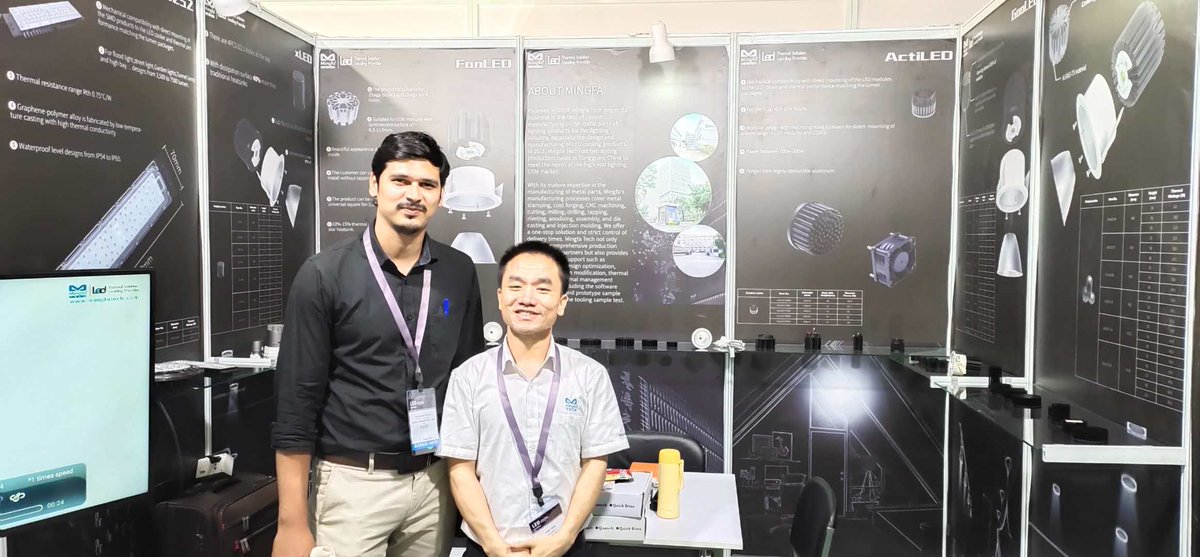 our big show in India,So popular you see

#mingfa #heatsink #lighting