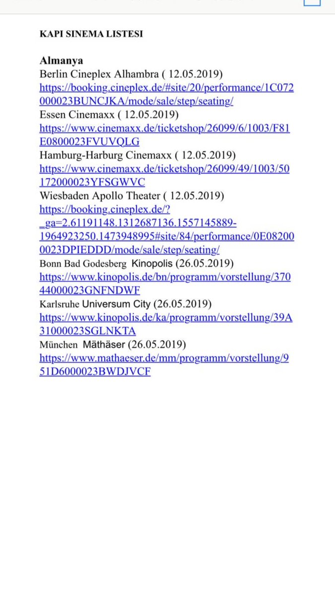 Kapı Avrupa'da aralanıyor.#Kapı filmi hangi salonlarda gösterimde diye merak ediyorsan, şimdi öğrenme zamanı! 🛎
Salonlarımız sizleri bekliyor, haydi #KapıFilmi izlemeye 📽