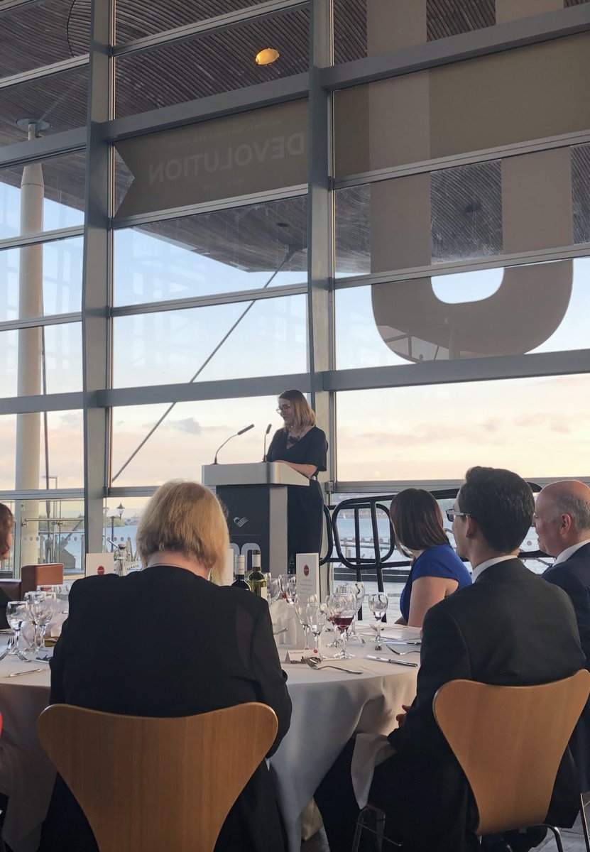 GraylingWL's tweet image. We would like to say a huge thank you to @PACymru this morning. It was an absolute privilege to attend the their annual dinner and hear from @yLlywydd, @wgmin_education and our very own @JonesyFay last night. #Devolution20