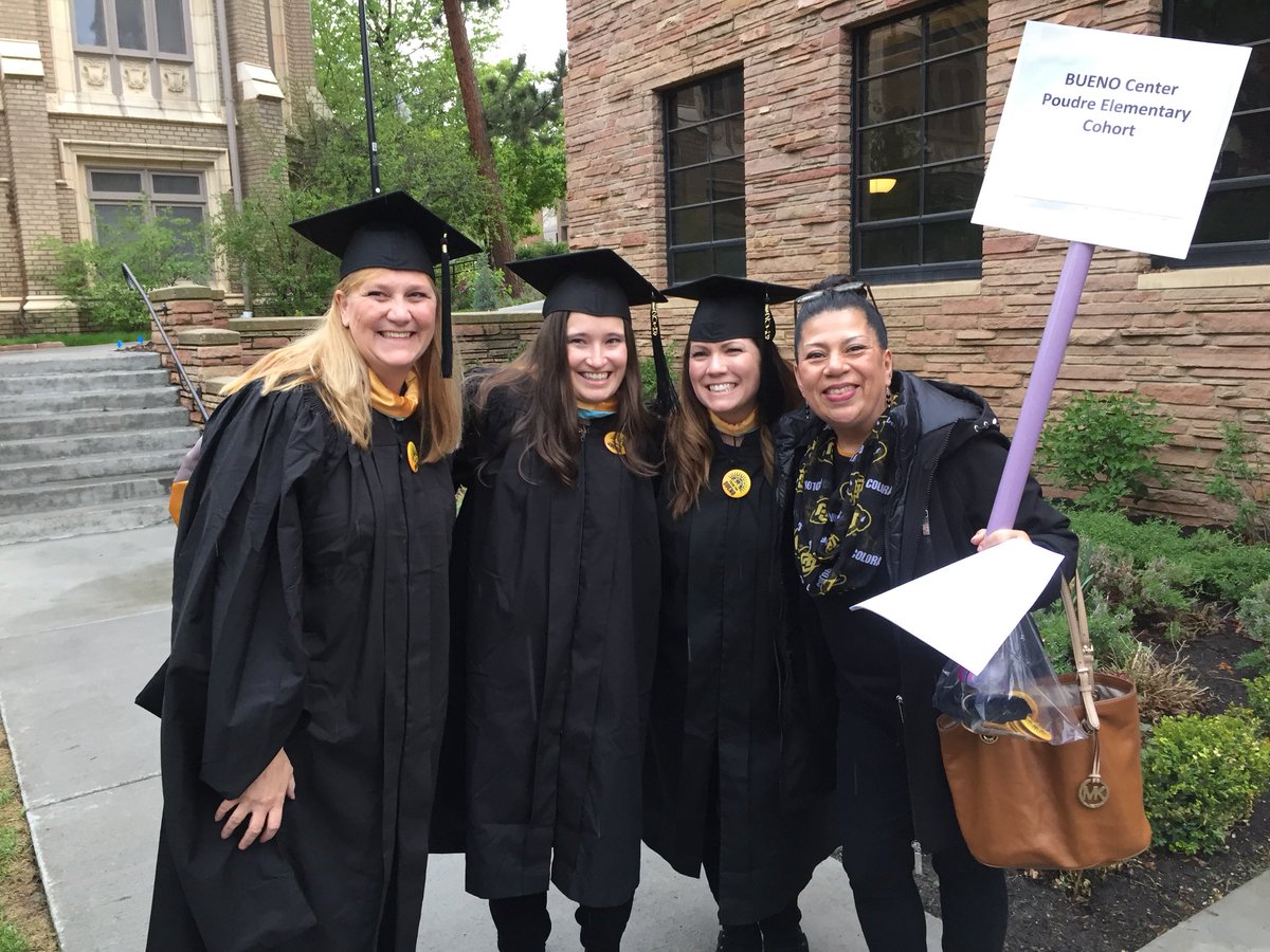 LcePsd's tweet photo. Congrats to our new CLDE Poudre teachers. Graduation day today. #PSDPROUD https://t.co/WeHycBXzAQ