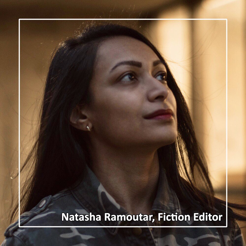 feelways's tweet photo. Meet Natasha Ramoutar [@spondeee], the fiction editor of #FEELWAYS. 1/2 https://t.co/A2cX9V6nDW