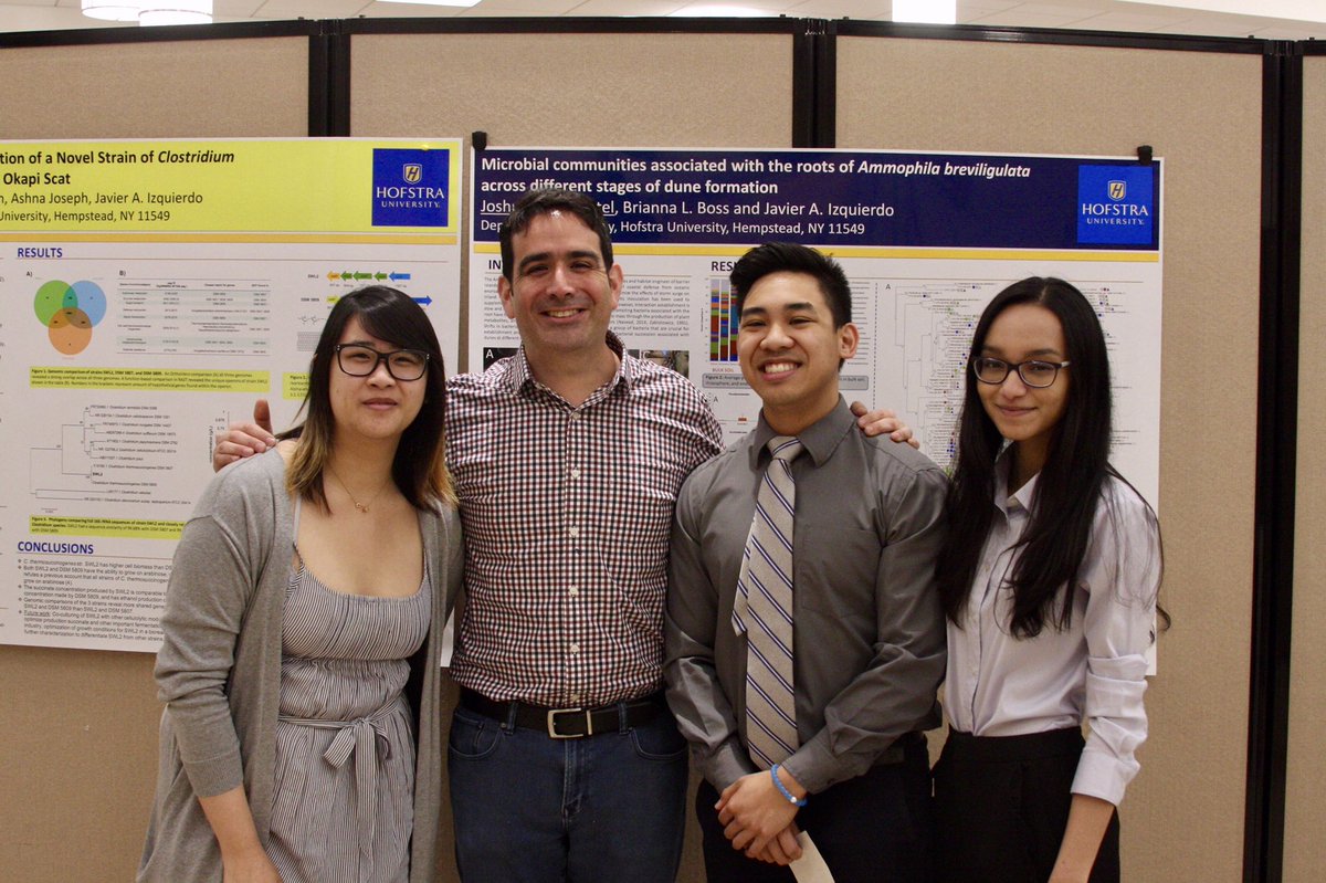 IzquierdoLab's tweet image. Our lab presented 3 excellent posters at Undergraduate Research Day @HofstraU  today. Well done lab gang! #hofstrabiology #HofstraPride