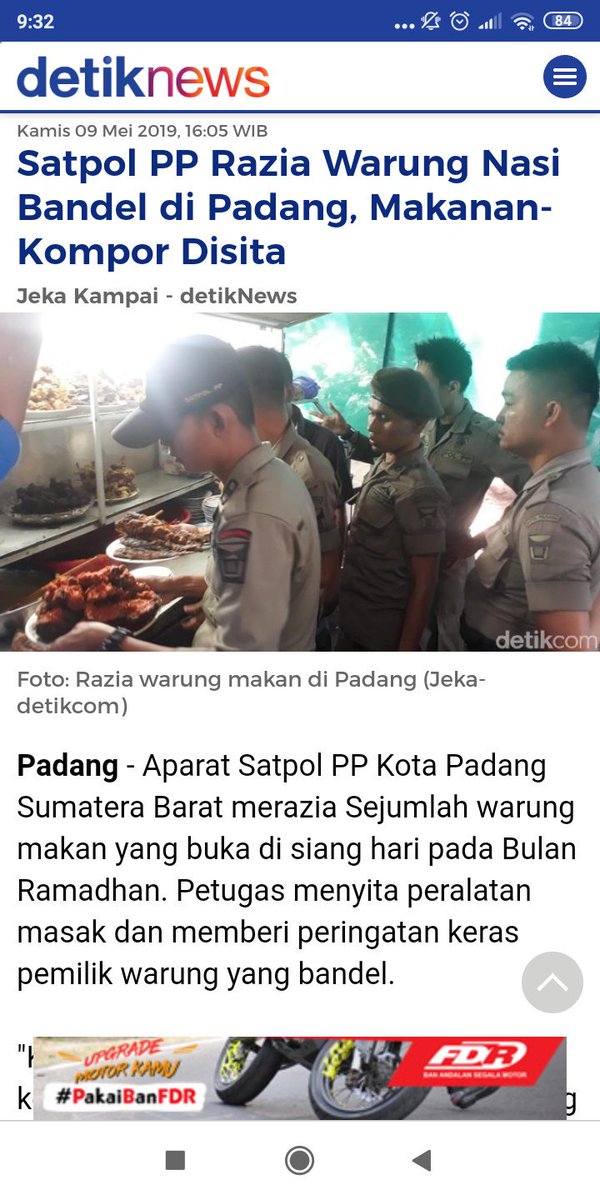 bobyandika's tweet photo. Perda mengatur jam buka restoran/rumah makan di bulan puasa adalah GOBLOK.

Say it with me, folks:
G O B L O K

Gak semua orang puasa. Gak semua orang Muslim. Gak semua orang bisa masak sendiri.

"Hormati mayoritas" -- lo kurang dihormati apa lagi sis?

Sincerely,
A kafir https://t.co/8Zh8hz6Axr