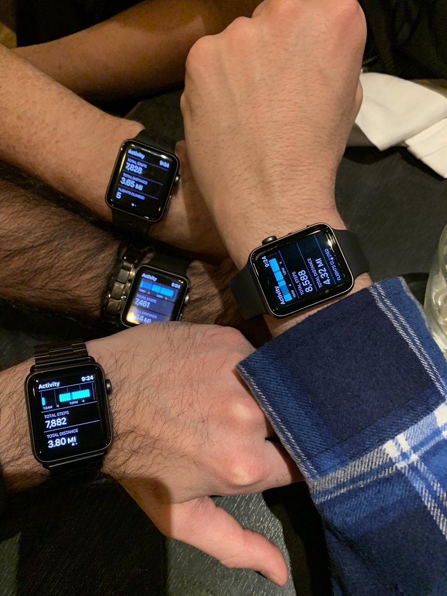 KingMotts's tweet photo. Something seems off here...
@Hoorge has less steps than the #MMSMOA attendees #ThursdayItis 
#SCCM #ConfigMgr @SteveDroppelman @mrjesok https://t.co/6zKboIqoTg