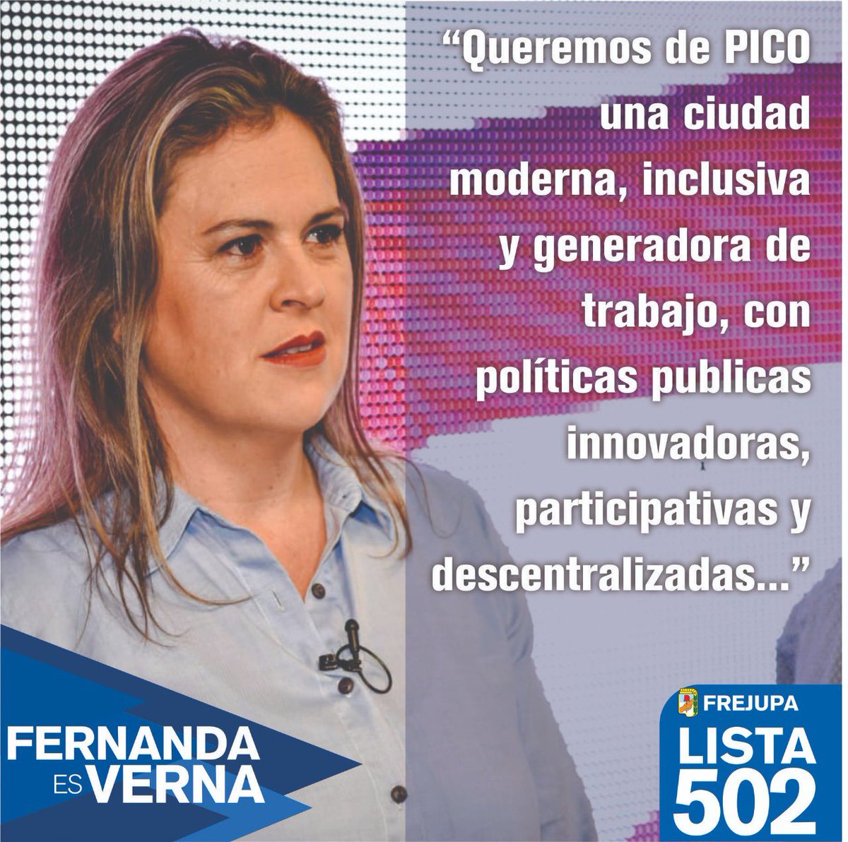 pancugarcia's tweet photo. #FernandaEsVerna #Frejupa #DebatePico #DefenderPico #Fernanda2019 #ProyectoVerna https://t.co/fkABFT02BP