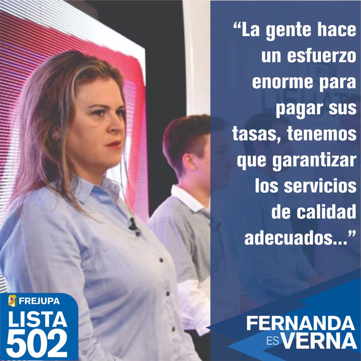 pancugarcia's tweet photo. #FernandaEsVerna #Frejupa #DebatePico #DefenderPico #Fernanda2019 #ProyectoVerna https://t.co/8mazsZvps8