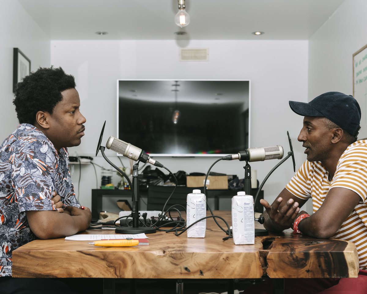 marcustroy's tweet photo. Episode of @Wattbopodcast with chef @MarcusCooks dropping soon! https://t.co/j1spF5A3bv