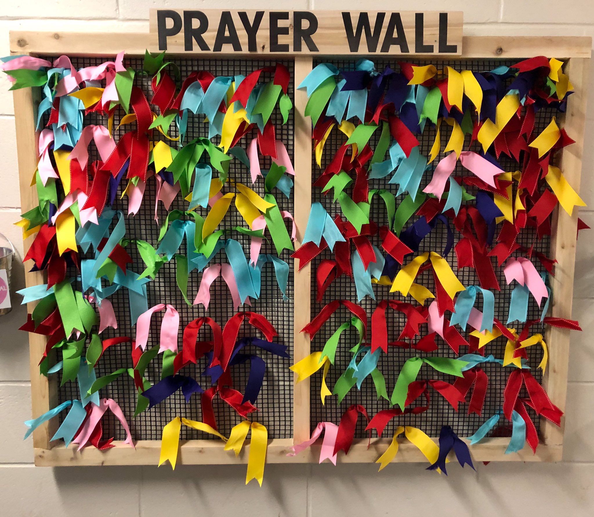 Prayer bulletin board