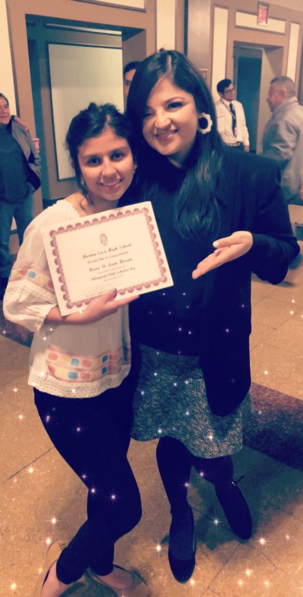 ✨✨Today was a special day✨✨
As an <a href="/MEBClub/">BILINGUAL CLUB!</a> sponsor, I was proud to present scholarship money to two bright, committed, and linguistically blessed students. I also got to see two of my fave students, get multiple awards and nominations. #WorkHardPlayHard #MortonPride #Hooray