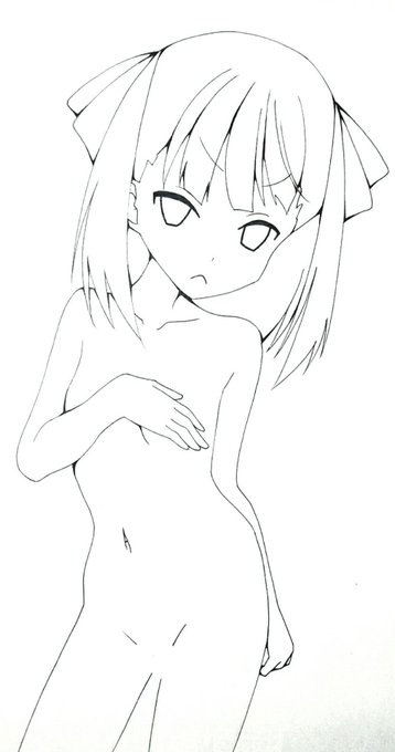 エレナマッマ線画～～～ 