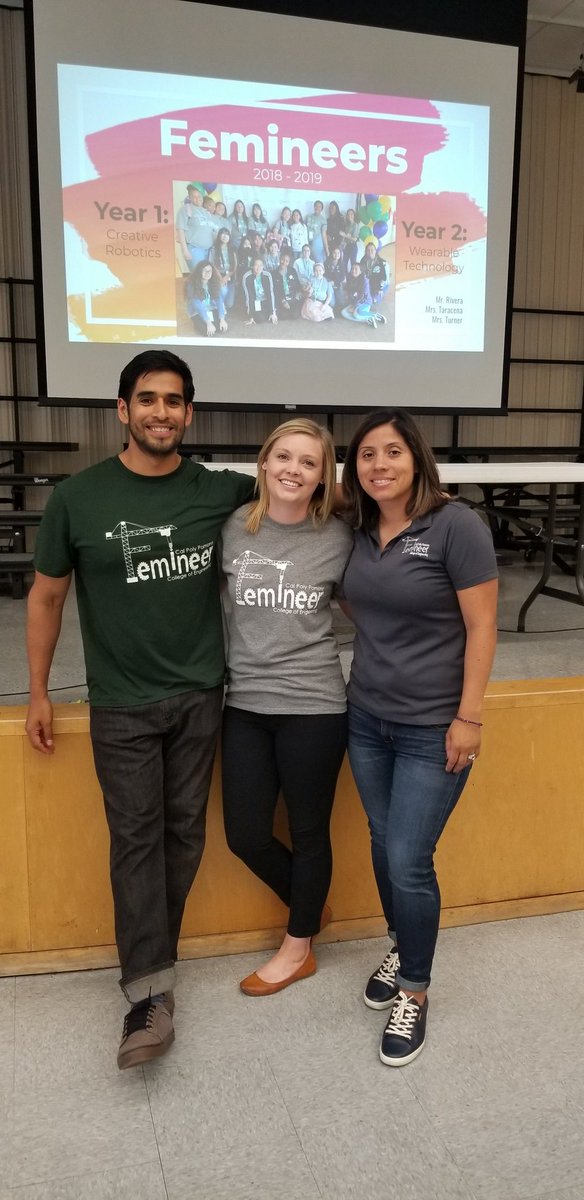 JacksonKnights's tweet image. Jackson Parent Night for Femineers was a huge success! Students did an amazing job presenting their projects to family and friends.
#CreativeRobotics
#WearableTechnology
A big shout out to our dedicated staff, Mrs. Pinel, Mr. Rivera, and Mrs. Taracena!