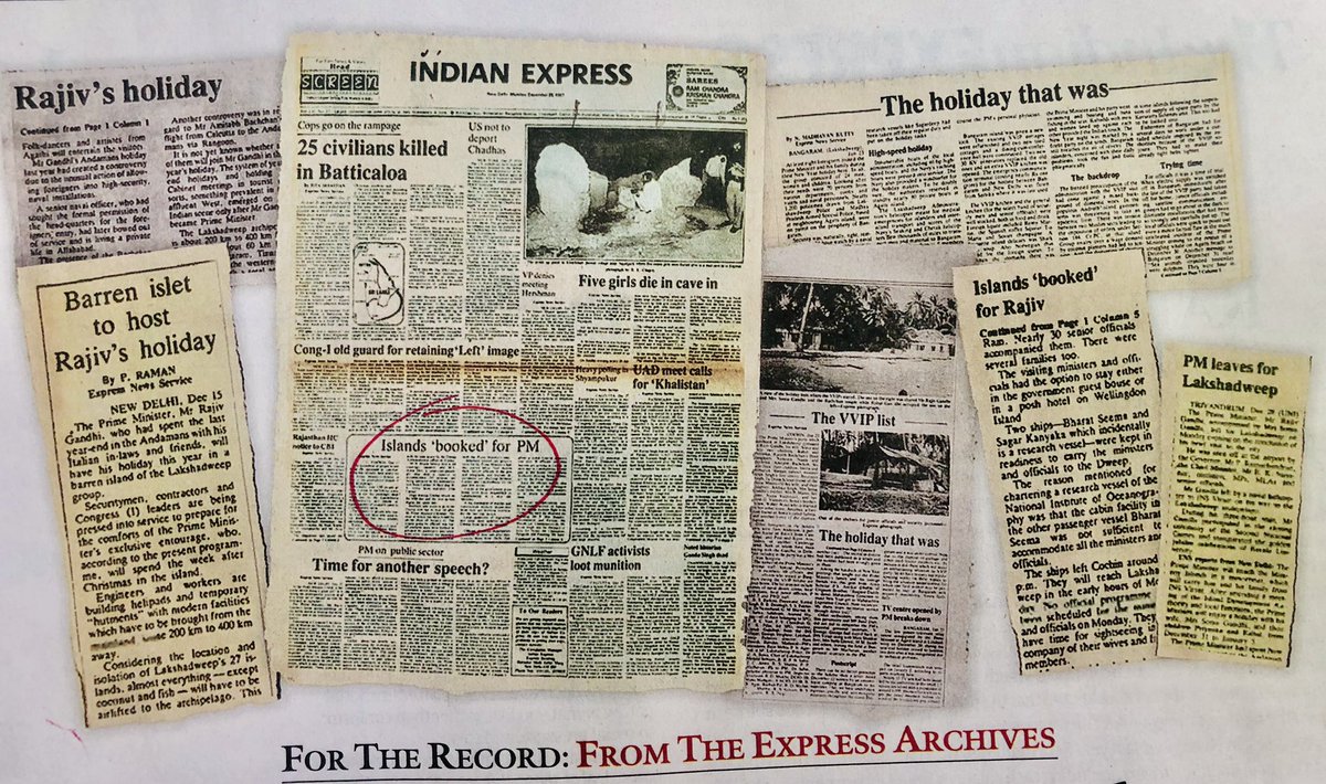 sambitswaraj's tweet photo. Truth has the uncanny habit of popping up it’s head..however hard one may try to suppress it!

Sharing with you the “Fingerprints” of Rajiv Gandhi’s misdeeds from the Express Archives https://t.co/urgfYq2cIy