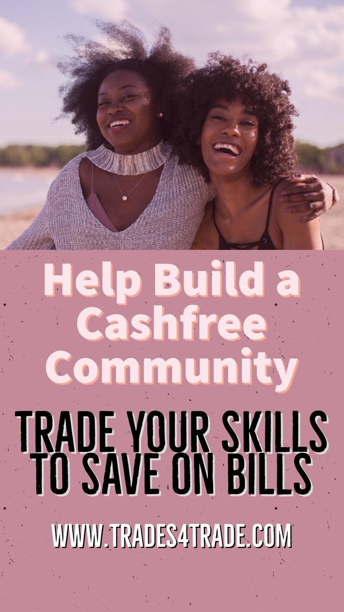 Build long lasting connections with like minded  people looking to trade goods and services with you. Trade your skills to Save on bills. We put money in the pockets of the consumer and keep product moving for the businesses.

Sign up FREE
TRADES4TRADE.COM

#barter #trade