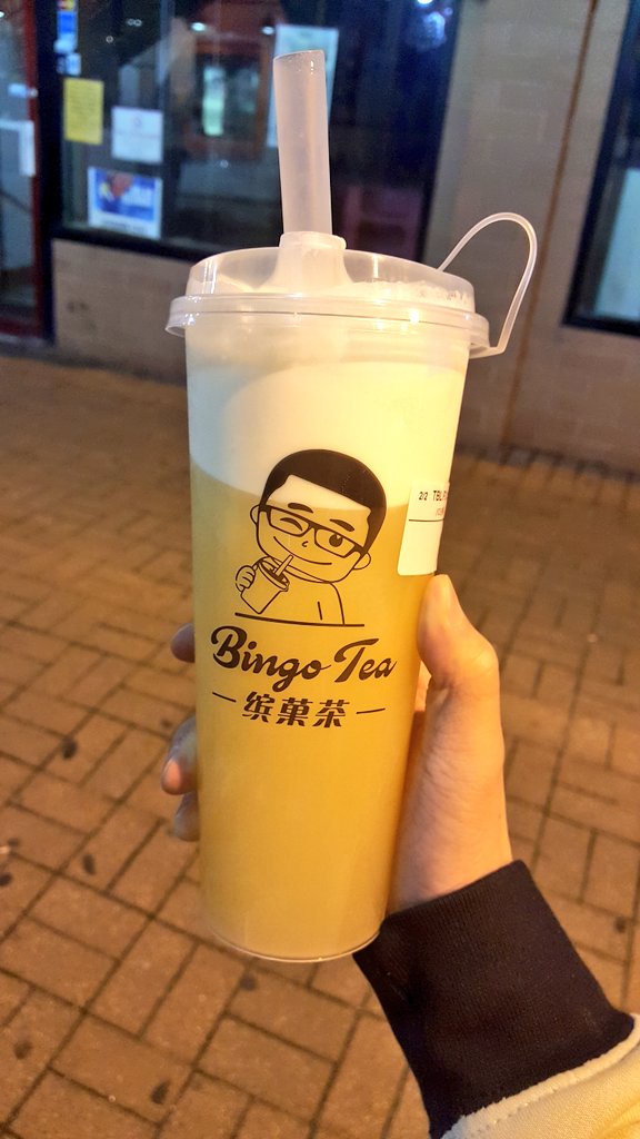 SpeedBrkr's tweet photo. Milk Cap Peach Oolong Tea @ #BingoTea! https://t.co/XmRHe15m47
