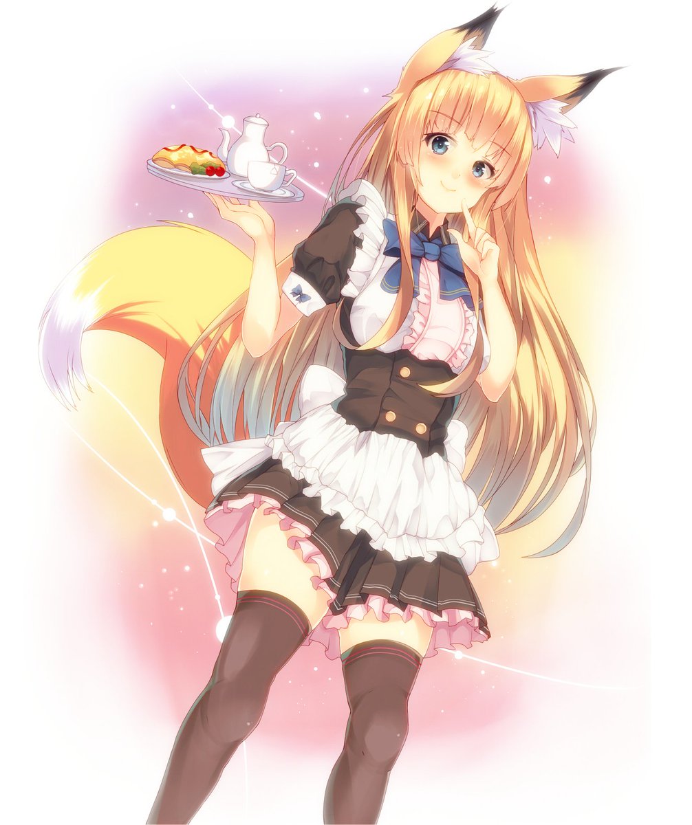 「メイドの日ということで
 #メイドの日 」|水ようかんのイラスト