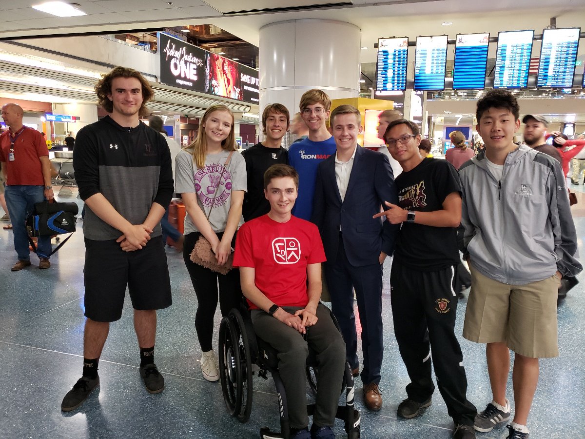 faithlutheranlv's tweet photo. Welcome home #IronMark and family!! Your Faith Family loves you. Mark returned to Las Vegas after being away for 3 months gaining strength and mobility through rehabilitation and care at @craighospital.  Read more about his journey at https://t.co/IaJRG0rwRF https://t.co/YI0aA1SoUI
