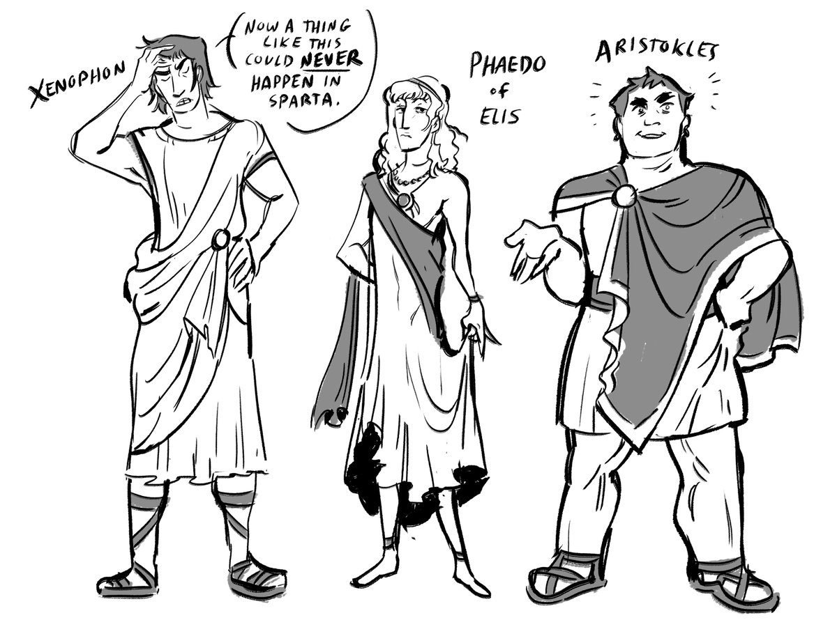 i'm weak....anyway here's my approximations on the cast of "proof that sokrates was secretly the best matchmaker in athens" (aka the last of the wine by mary renault) :')