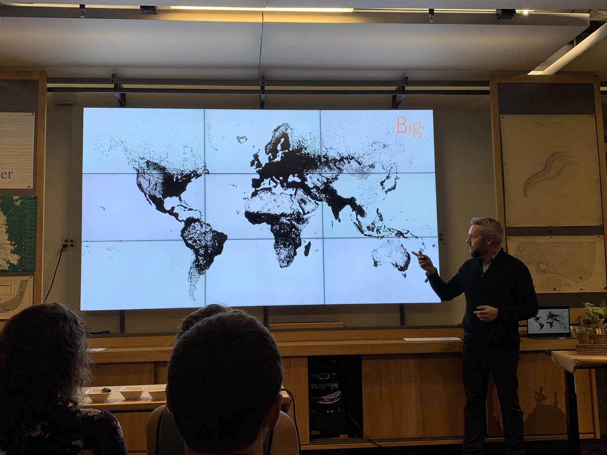 rsimmon's tweet photo. Google search data—looks like a population map, with the glaring exception of China. @smfrogers @exploratorium #visualise2019 https://t.co/n30zz11fwM