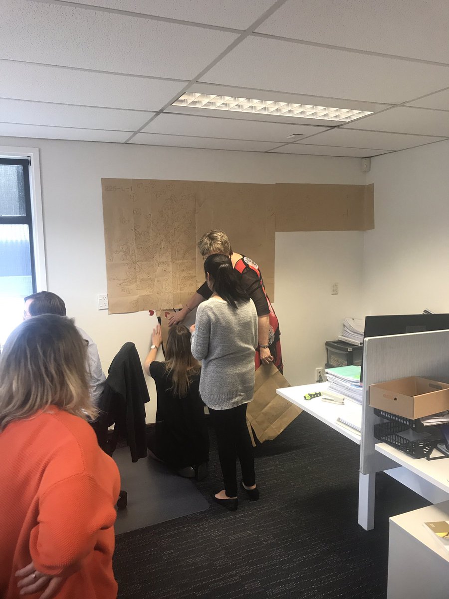 arranstone247's tweet photo. How many accountants does it take to paint a mural on the wall?? @laurensonca https://t.co/qb2yE4qhF0