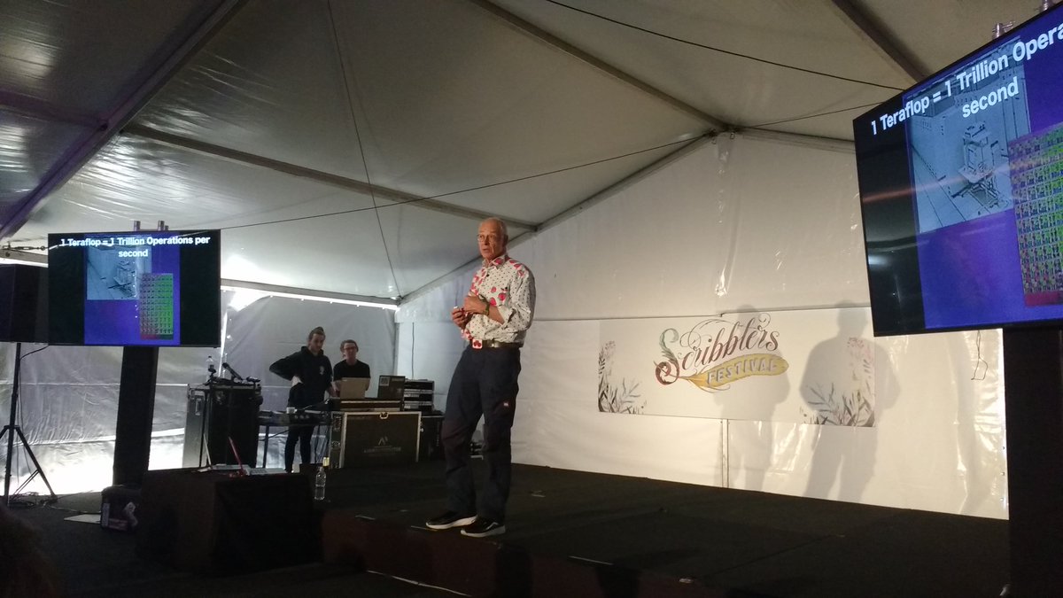 Doing one trillion things a second is so last decade. @DoctorKarl on the #futureofcomputing for @scribblersfest