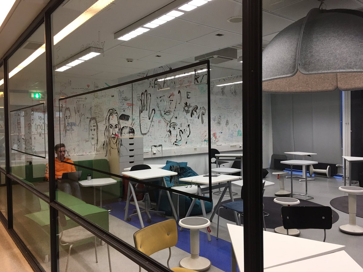 Iri_ga's tweet photo. El espacio y el entorno tienen mucha importancia en los Centros Educativos en Finlandia @CPROviedo @sepiegob @extraiesllanera @EUErasmusPlus #consorciocproviedo #AMICIS #inclusión #ErasmusPlusEs #erasmusplus @EduFuture2020 https://t.co/NZJIN6uskJ