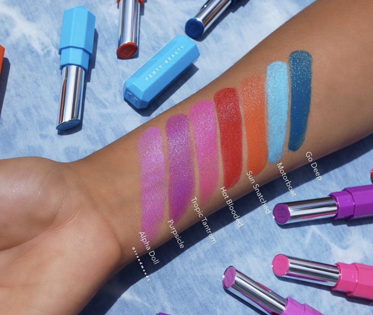 fenty beauty by rihanna poutsicle juicy satin lipstick