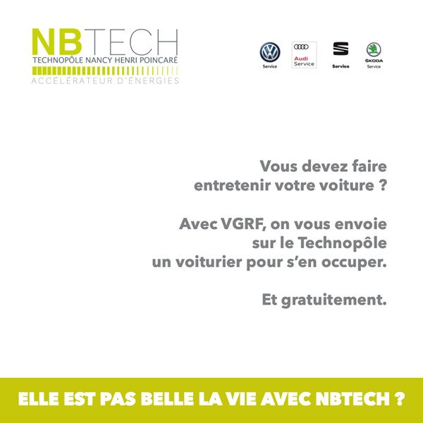 En passant. Un truc comme ça pour vous simplifier la vie
#QVT #VGRF #Parcdactivites #Zoneindustrielle #Services #Technopole #Nancy #GrandEst
nb-tech.fr/services/visib…