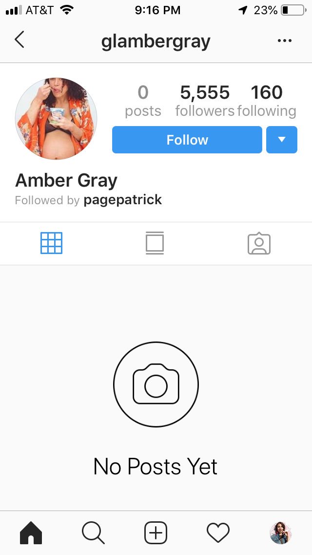 the outstanding performance art that is Patrick being a very active instagrammer while Amber’s profile is locked to all by 160 friends