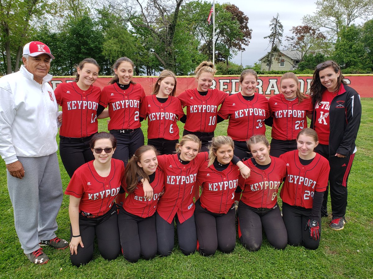 KeyportCentral's tweet image. Keyport softball beats Trinity Hall and ensures that they will receive at a minimum, a share of the division title. Great job girls!