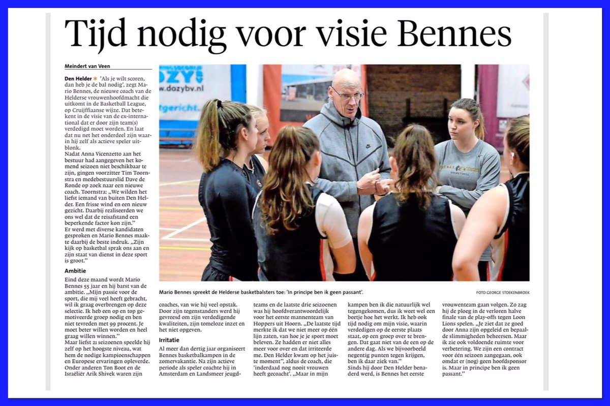 Krantenartikel NHD 10-5-2019! 🗞📰
