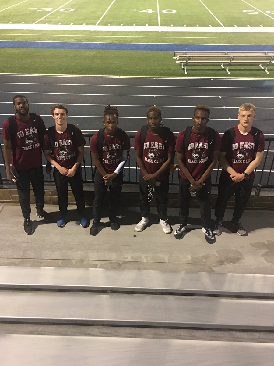 IUE_TFXC's tweet photo. Everyone one who competed on Wednesday night ran a PR! The 4x400 team ran their hearts out and lowered the School Record by 3.7 seconds and qualified for Nationals! #RedWoldNation #NAIATrack @IAM_JSJRXII @WillMundy5 https://t.co/rRfLF1H3dh