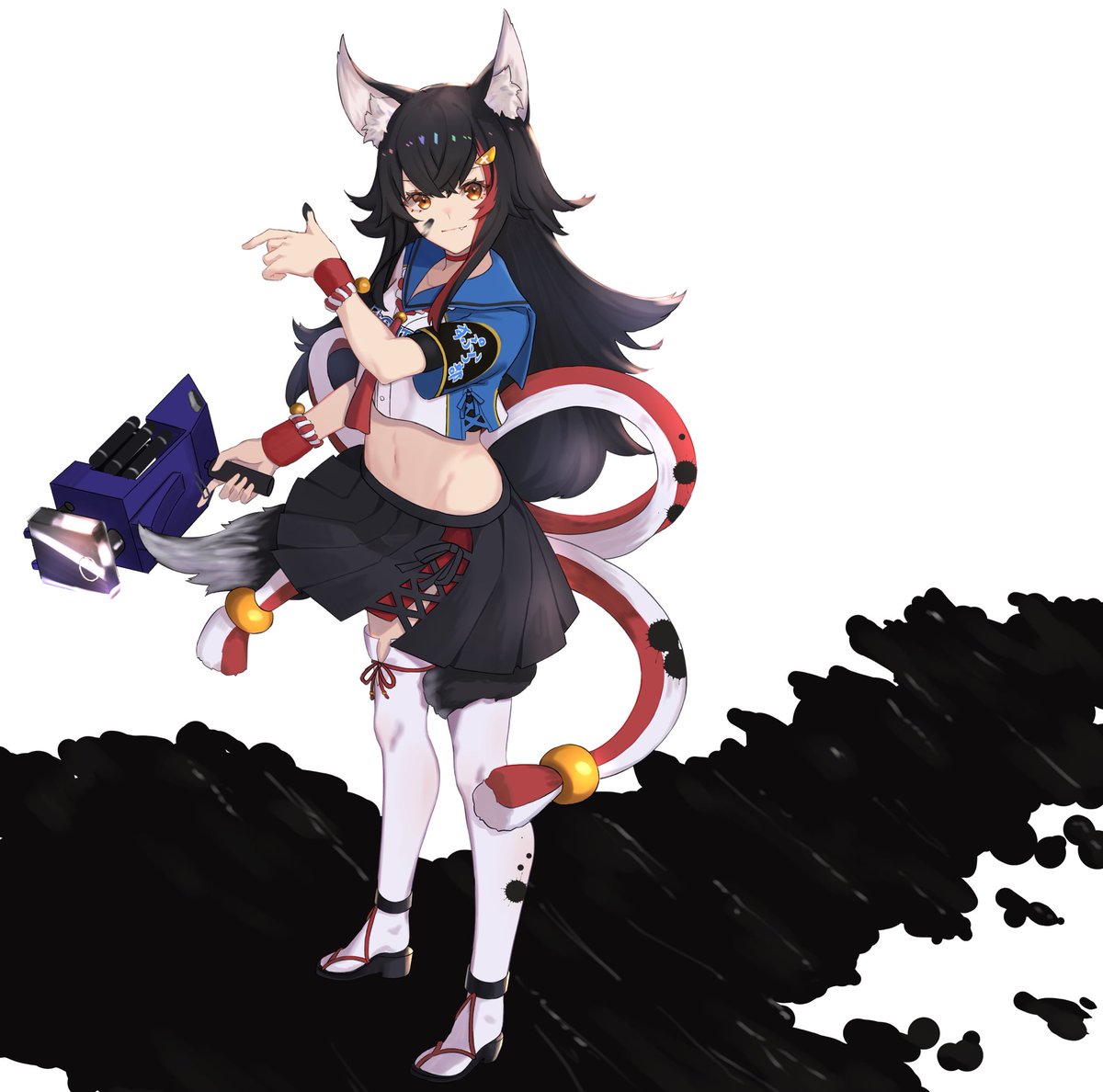くわはらたいき お仕事募集中 Tren Twitter ホロライブすぷら部 Npbスプラトゥーン2 2 枚目は大神ミオちゃんで日本ハムファイターズ 引き続きすぷら部のメンバー描いて行きます 球団の割り振りは一部を除き個人的な割り振りです みおーん絵 Npbスプラ