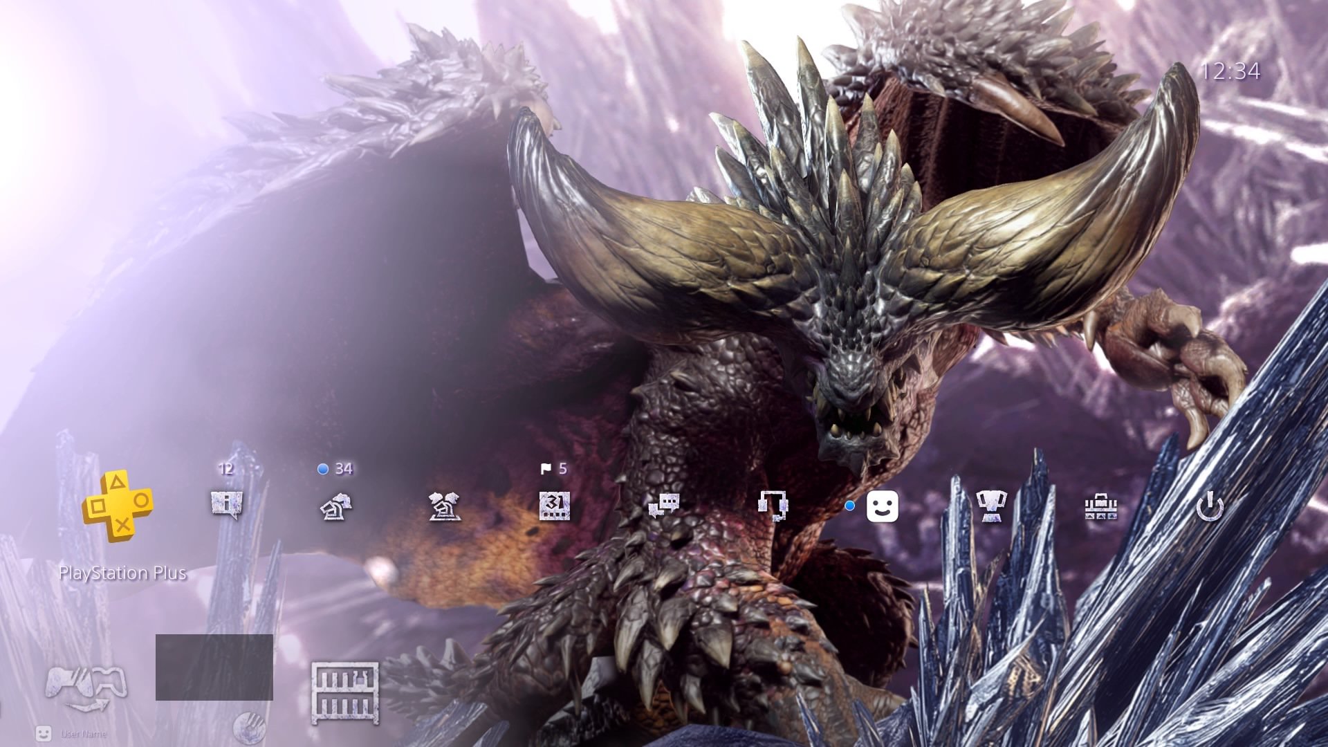 モンスターハンターワールド アイスボーン公式 Mhw 歴戦王ネルギガンテの登場を記念して Ps4 R ダイナミック テーマ ネルギガンテ の販売決定 Ps4 R システム画面をネルギガンテで彩る Bgmはメインテーマ 星に駆られて を採用 T