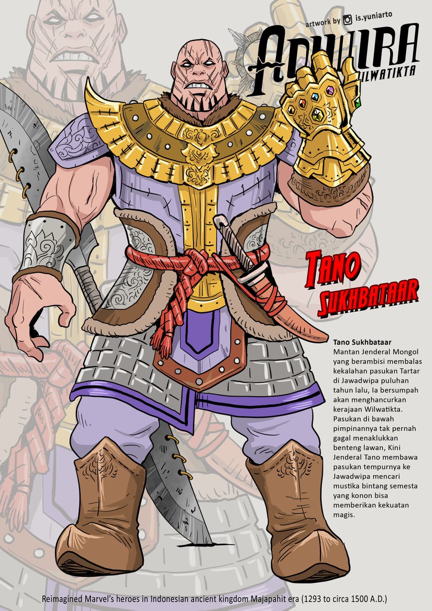 Is Yuniarto On Twitter Adiwira Wilwatikta Reimagined Marvel S Heroes In Indonesian Ancient Kingdom Majapahit Era 1293 1500 Ad Adi Great Superior Wira Hero Wilwatikta Majapahit Read My Other Works