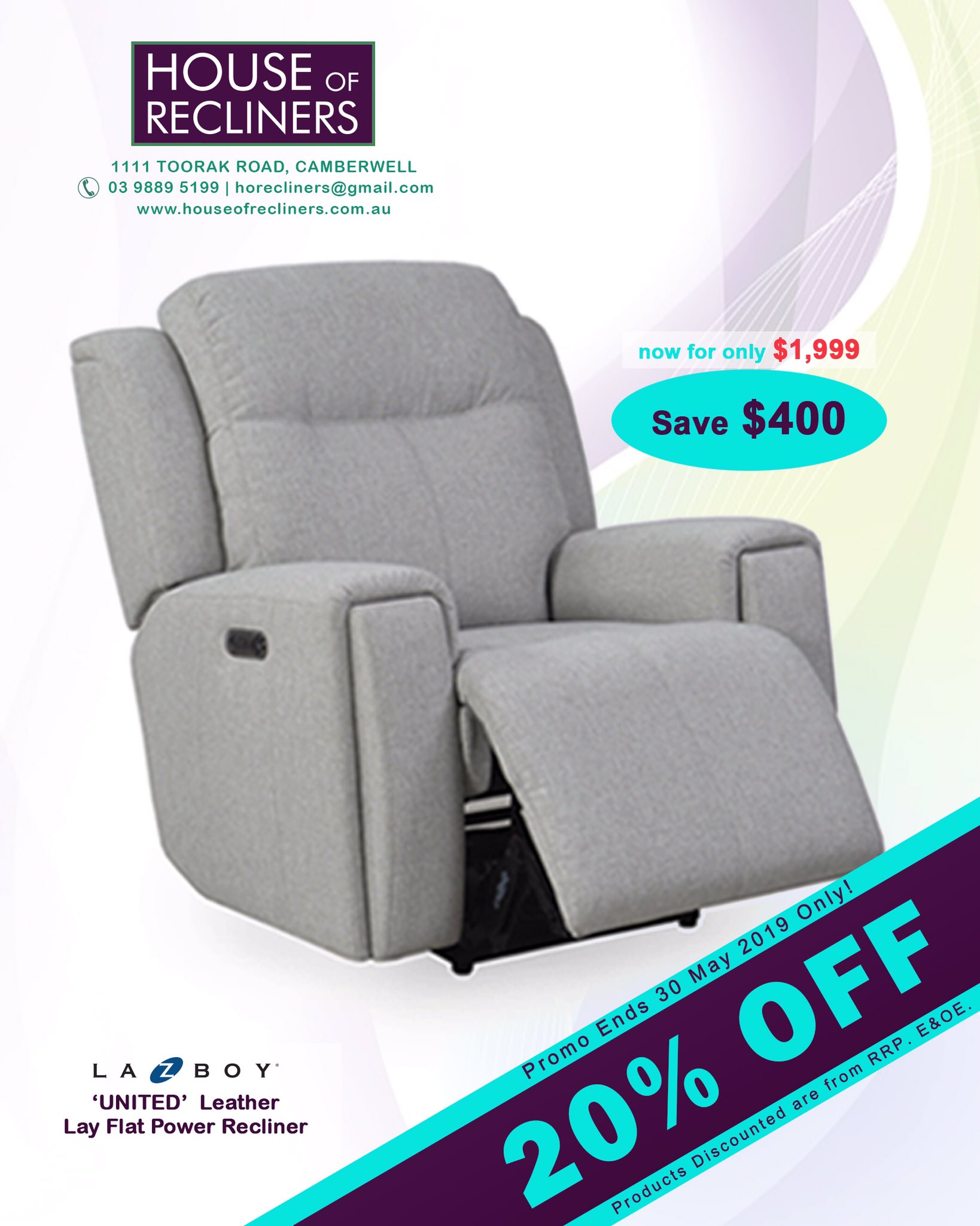 Recliners at house and home deals