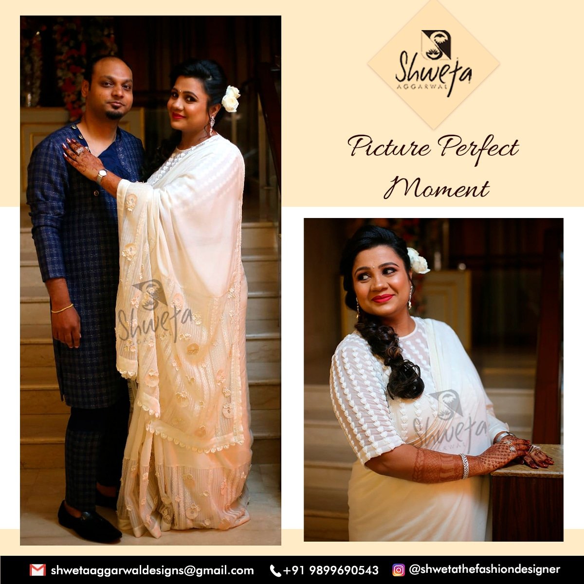 sathedesigner's tweet photo. Totally in love with this look. 😍
Here’s our beautiful client  looking absolutely resplendent in this gorgeous outfit designed by designer Shweta Aggarwal! 
Give your wardrobe a customised look with outfits from Label Shweta Aggarwal!
Call: +91-9899690543
#ShwetaAggarwal https://t.co/Fey0xDVpLq