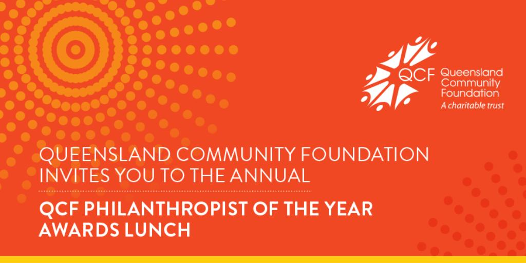 QCF Philanthropy Awards tix are on sale! Book your tickets to 2019 QCF Philanthropy Awards gala lunch at City Hall 14 June ivvy.com.au/event/QCF19/ho…

#brisbaneevents #brisbane #bne #charity #nonprofit #nfp #queenslandcharity #queensland #philanthropy #dogood #dogoodqld #qcf